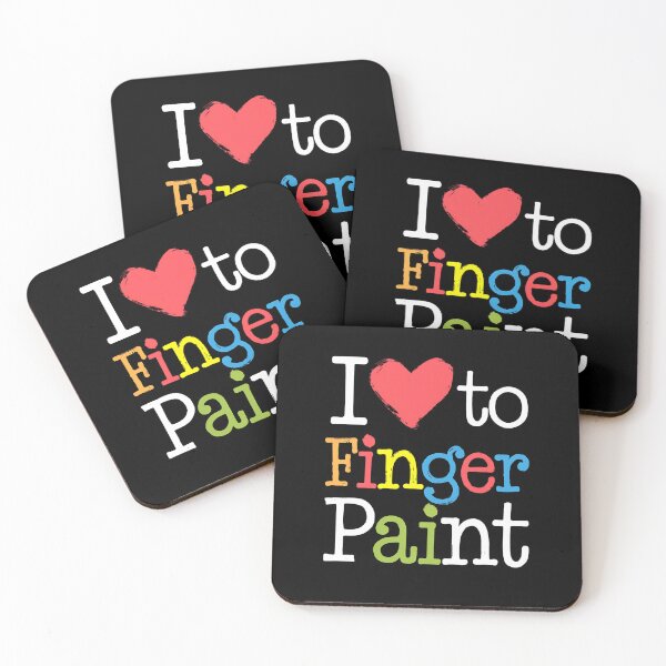 Item preview, I Heart Love To Finger Paint I'm Paint Cute Couple Valentine designed and sold by estellaken.