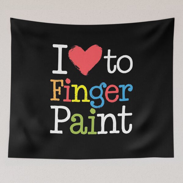 Item preview, I Heart Love To Finger Paint I'm Paint Cute Couple Valentine designed and sold by estellaken.