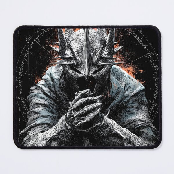 Item preview, Witch King of Angmar Lord of the Nazgul Ringwraith Black Captain Fell Beast Morgul Blade No Man Can Kill Him Fan Art Portrait Poster T-Shirt Sticker Print Gift designed and sold by Senpaiwaves.
