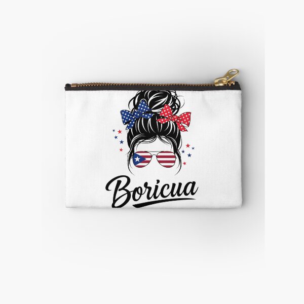 Item preview, Puerto Rico Hispanic Heritage Messy Bun Puerto Rican designed and sold by SIGORDESIGN.