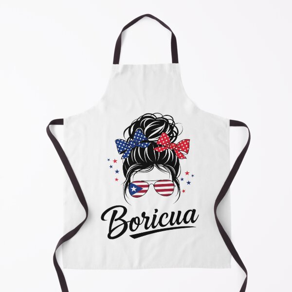 Item preview, Puerto Rico Hispanic Heritage Messy Bun Puerto Rican designed and sold by SIGORDESIGN.