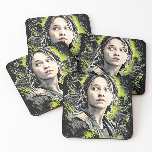 Item preview, Rain Carradine Alien Romulus Cailee Spaeny Sci-Fi Horror Survivor Weyland-Yutani Synthetic Andy Xenomorph Facehugger Fan Art Portrait Poster T-Shirt Sticker Print Gift designed and sold by Senpaiwaves.