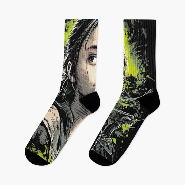 Item preview, Rain Carradine Alien Romulus Cailee Spaeny Sci-Fi Horror Survivor Weyland-Yutani Synthetic Andy Xenomorph Facehugger Fan Art Portrait Poster T-Shirt Sticker Print Gift designed and sold by Senpaiwaves.