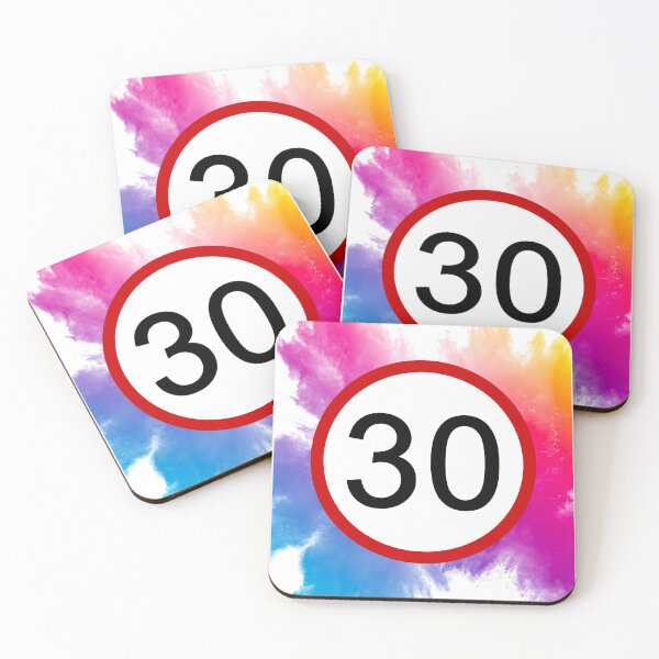 Item preview, 30, Road Sign, Age Sign, Birthday, Speed, Thirty designed and sold by AASparksDesigns.