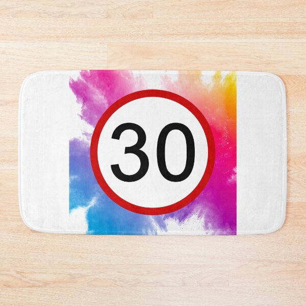 Item preview, 30, Road Sign, Age Sign, Birthday, Speed, Thirty designed and sold by AASparksDesigns.