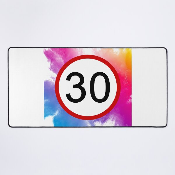 Item preview, 30, Road Sign, Age Sign, Birthday, Speed, Thirty designed and sold by AASparksDesigns.