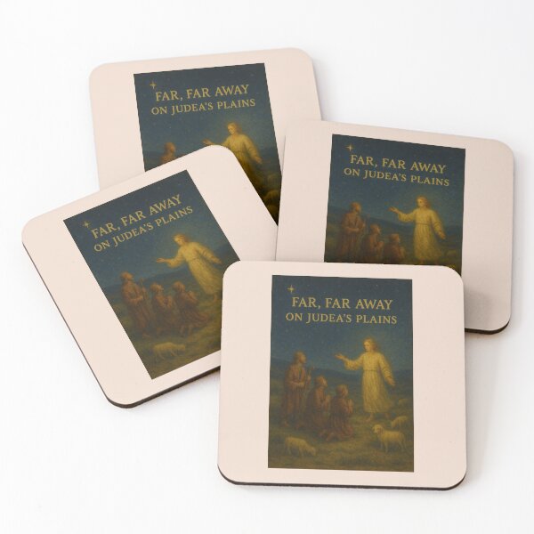 Item preview, Far, Far Away on Judea’s Plains – Shepherds and Angels designed and sold by Novel Works Studio.