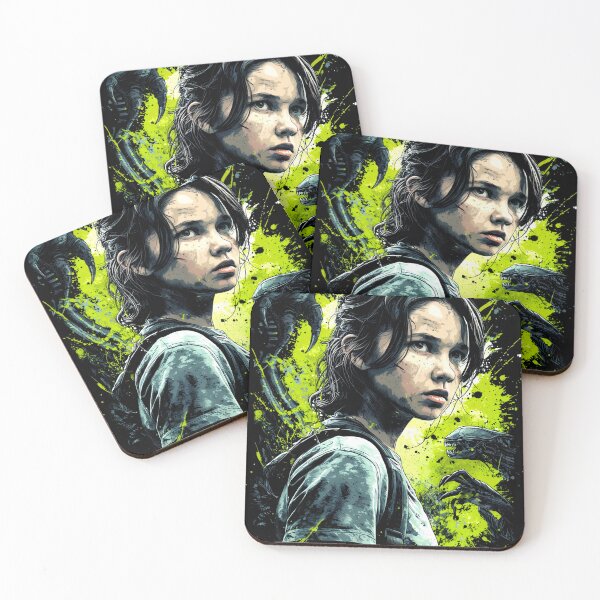 Item preview, Rain Carradine Alien Romulus Cailee Spaeny Sci-Fi Horror Survivor Weyland-Yutani Synthetic Andy Xenomorph Facehugger Fan Art Portrait Poster T-Shirt Sticker Print Gift designed and sold by Senpaiwaves.