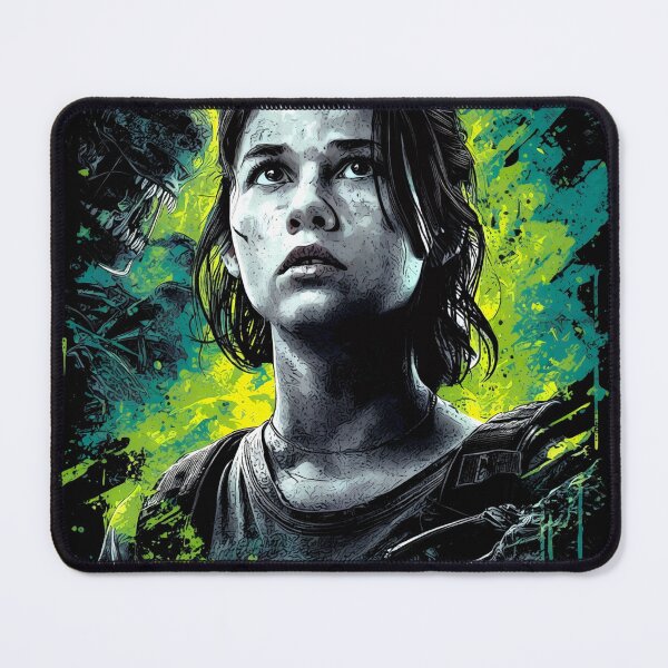 Item preview, Rain Carradine Alien Romulus Cailee Spaeny Sci-Fi Horror Survivor Weyland-Yutani Synthetic Andy Xenomorph Facehugger Fan Art Portrait Poster T-Shirt Sticker Print Gift designed and sold by Senpaiwaves.