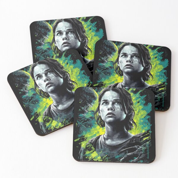 Item preview, Rain Carradine Alien Romulus Cailee Spaeny Sci-Fi Horror Survivor Weyland-Yutani Synthetic Andy Xenomorph Facehugger Fan Art Portrait Poster T-Shirt Sticker Print Gift designed and sold by Senpaiwaves.