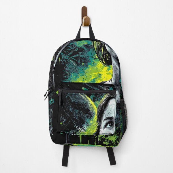 Item preview, Rain Carradine Alien Romulus Cailee Spaeny Sci-Fi Horror Survivor Weyland-Yutani Synthetic Andy Xenomorph Facehugger Fan Art Portrait Poster T-Shirt Sticker Print Gift designed and sold by Senpaiwaves.
