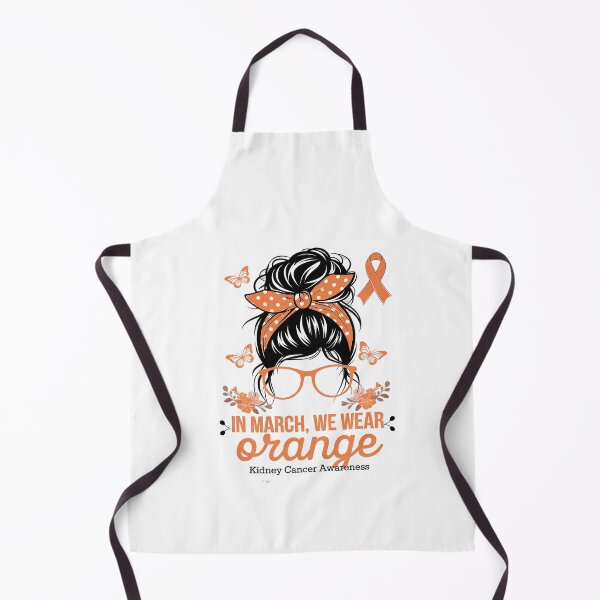 Item preview, In March We Wear Orange Kidney Cancer Awareness Messy designed and sold by SIGORDESIGN.