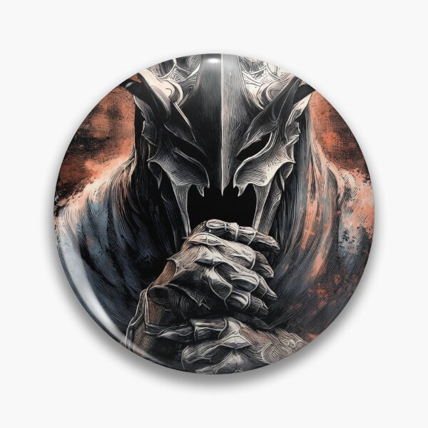 Item preview, Witch King of Angmar Lord of the Nazgul Ringwraith Black Captain Fell Beast Morgul Blade No Man Can Kill Him Fan Art Portrait Poster T-Shirt Sticker Print Gift designed and sold by Senpaiwaves.