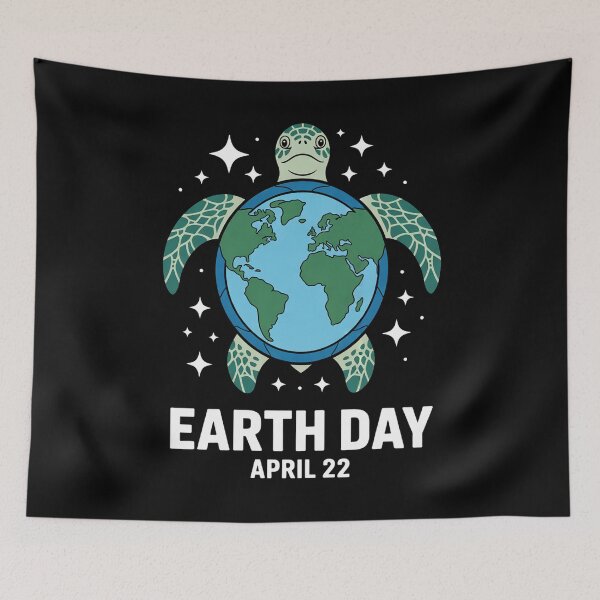 Item preview, Earth Day 2026 Restore Earth Sea Turtle Art Save the Planet designed and sold by JonathalIngham.