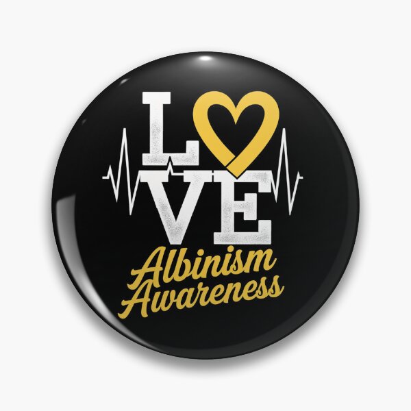 Item preview, Albinism Awareness Love HeartBeat Support In June Yellow  designed and sold by SIGORDESIGN.