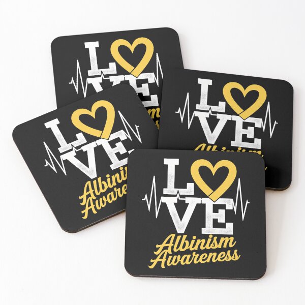 Item preview, Albinism Awareness Love HeartBeat Support In June Yellow  designed and sold by SIGORDESIGN.