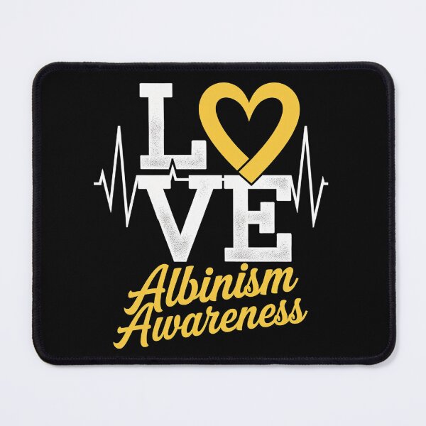 Item preview, Albinism Awareness Love HeartBeat Support In June Yellow  designed and sold by SIGORDESIGN.