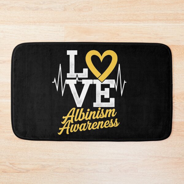 Item preview, Albinism Awareness Love HeartBeat Support In June Yellow designed and sold by SIGORDESIGN.