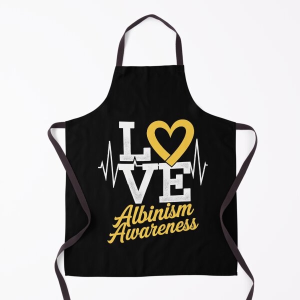 Item preview, Albinism Awareness Love HeartBeat Support In June Yellow designed and sold by SIGORDESIGN.