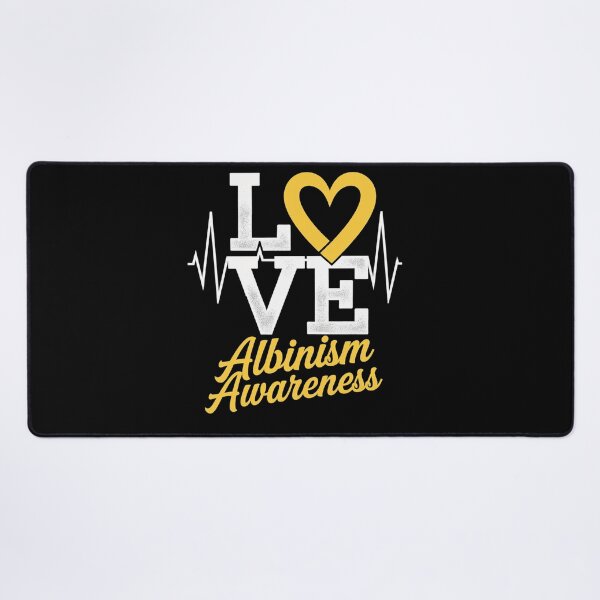 Item preview, Albinism Awareness Love HeartBeat Support In June Yellow  designed and sold by SIGORDESIGN.