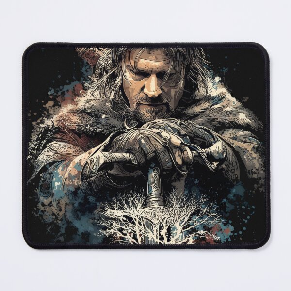 Item preview, Boromir Lord of the Rings LOTR Sean Bean Captain of Gondor Horn of Gondor One Does Not Simply Amon Hen Redemption Fellowship Fan Art Portrait Poster T-Shirt Sticker Gift designed and sold by Senpaiwaves.