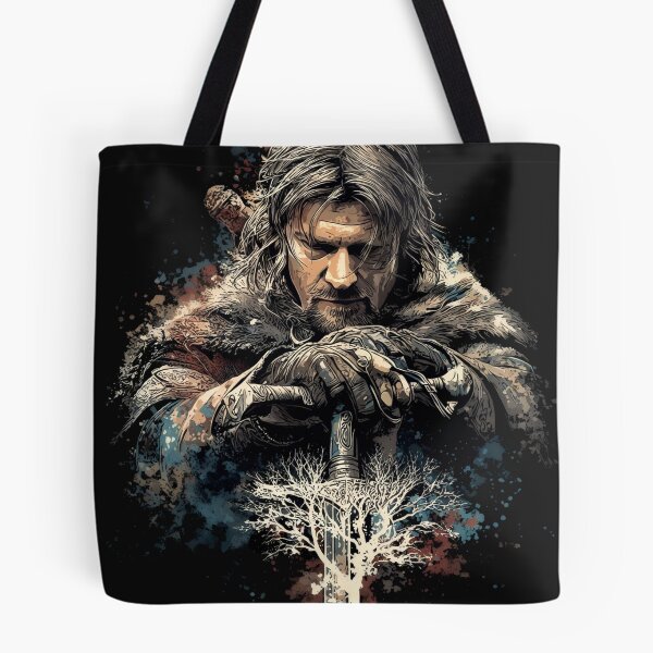 Item preview, Boromir Lord of the Rings LOTR Sean Bean Captain of Gondor Horn of Gondor One Does Not Simply Amon Hen Redemption Fellowship Fan Art Portrait Poster T-Shirt Sticker Gift designed and sold by Senpaiwaves.