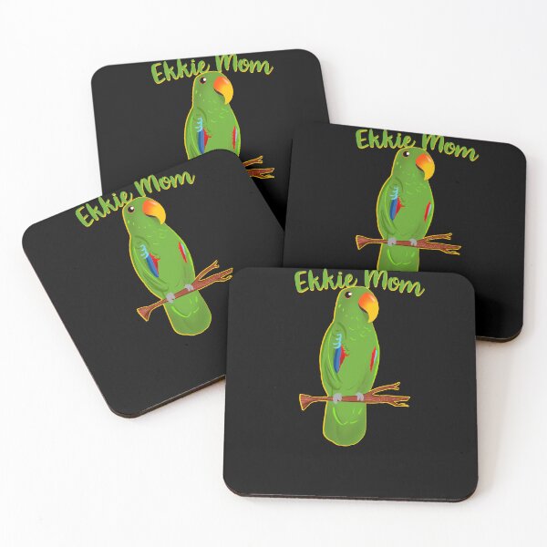 Item preview, Ekkie Mom Cute Green Eclectus Parrot for parrot lovers designed and sold by SusanaDesigns.