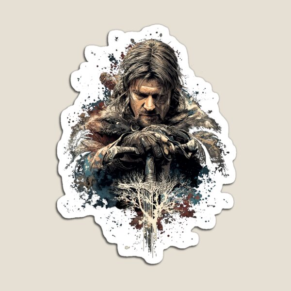 Item preview, Boromir Lord of the Rings LOTR Sean Bean Captain of Gondor Horn of Gondor One Does Not Simply Amon Hen Redemption Fellowship Fan Art Portrait Poster T-Shirt Sticker Gift designed and sold by Senpaiwaves.