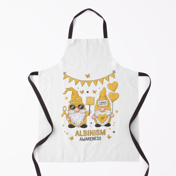 Item preview, Albinism Awareness Month Gnome June Yellow Ribbon Support designed and sold by SIGORDESIGN.