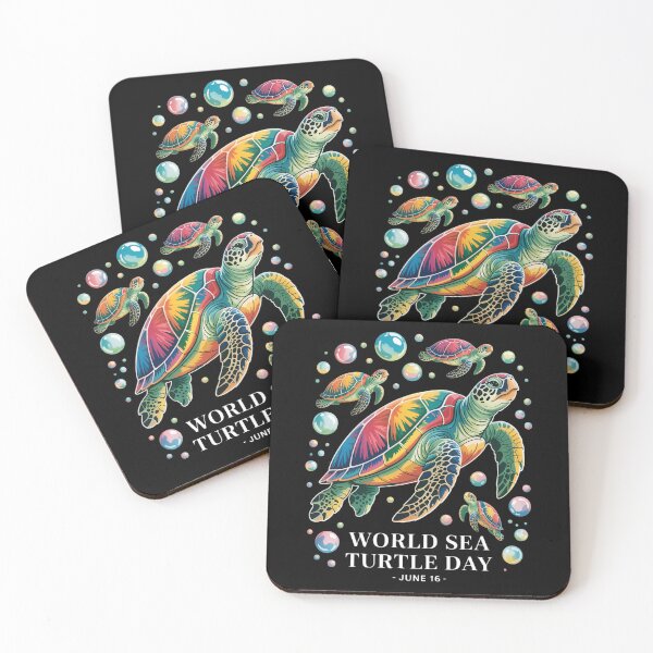 Item preview, World Sea Turtle Day June 16 Sea Turtles Swimming designed and sold by JonathalIngham.