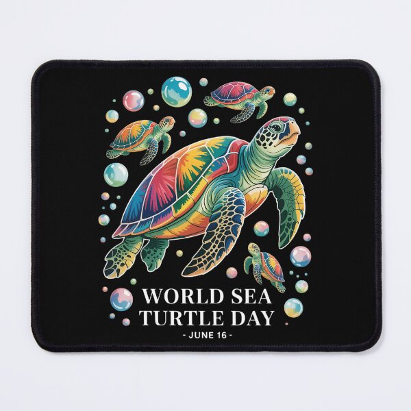 Item preview, World Sea Turtle Day June 16 Sea Turtles Swimming designed and sold by JonathalIngham.