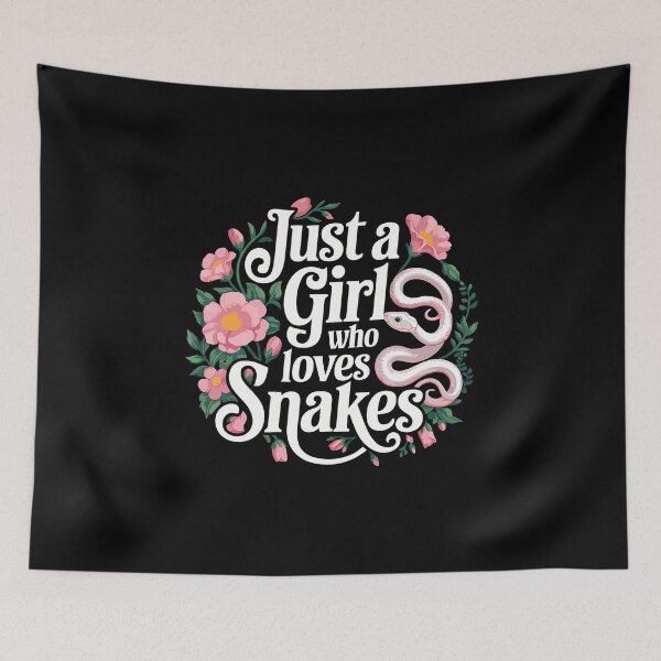 Item preview, Just A Girl Who Loves Snakes designed and sold by DanielleTonia.