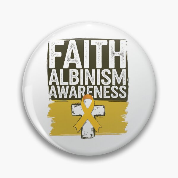 Item preview, Albinism Awareness Support In June Faith Christian Cross  designed and sold by SIGORDESIGN.