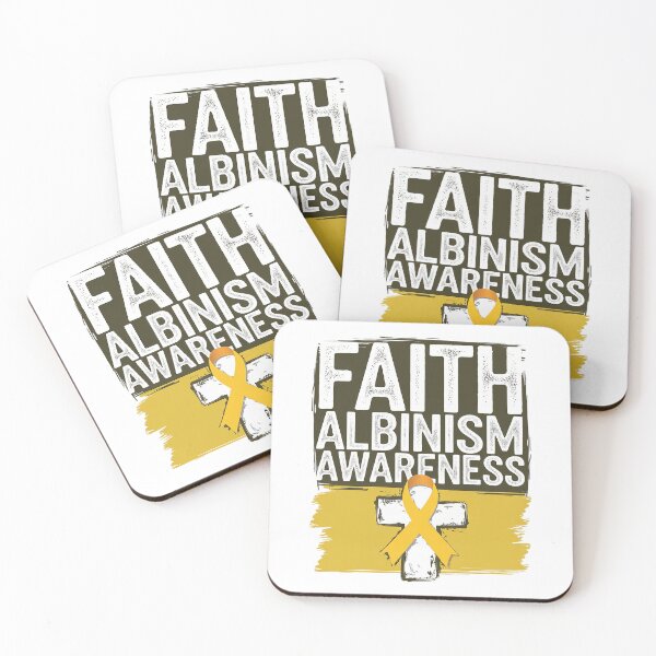 Item preview, Albinism Awareness Support In June Faith Christian Cross  designed and sold by SIGORDESIGN.
