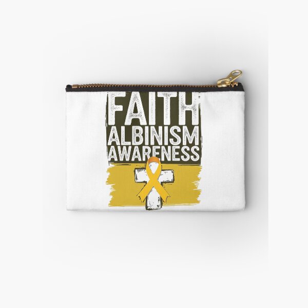Item preview, Albinism Awareness Support In June Faith Christian Cross  designed and sold by SIGORDESIGN.