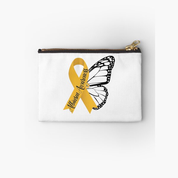 Item preview, Albinism Awareness Support In June Yellow Ribbon Butterfly designed and sold by SIGORDESIGN.