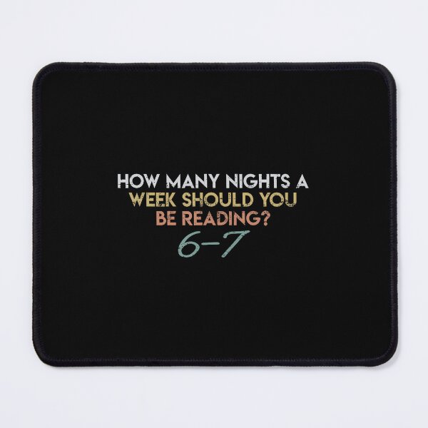 Item preview, How Many Nights A Week Should You Be Reading 67 Six Seven designed and sold by caiknelinex.