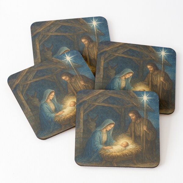Item preview, Watercolor Nativity Scene - Holy Night designed and sold by Vicky021.