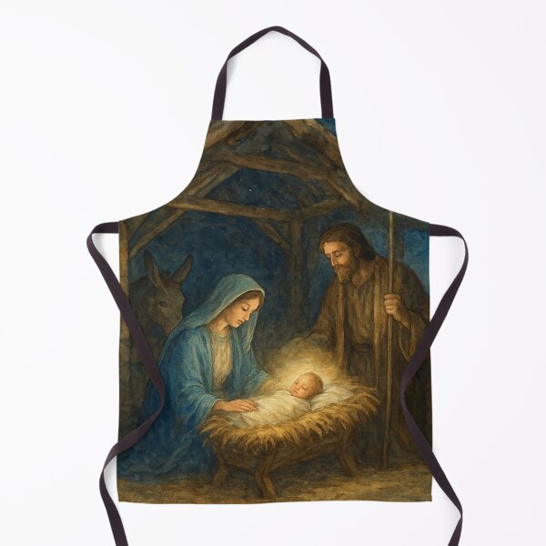 Item preview, Watercolor Nativity Scene - Holy Night designed and sold by Vicky021.