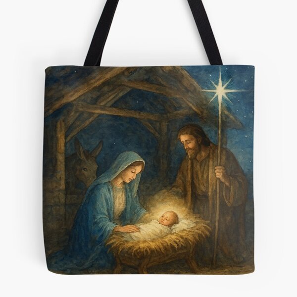 Item preview, Watercolor Nativity Scene - Holy Night designed and sold by Vicky021.