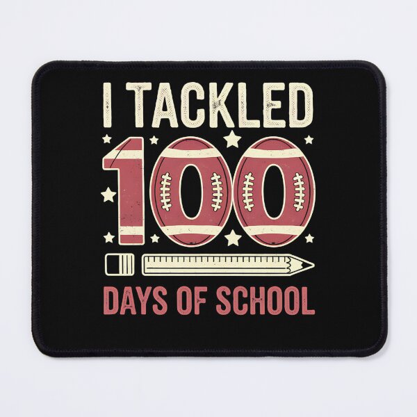Item preview, 100 Days Of School Football 100th Day designed and sold by TiredPack.