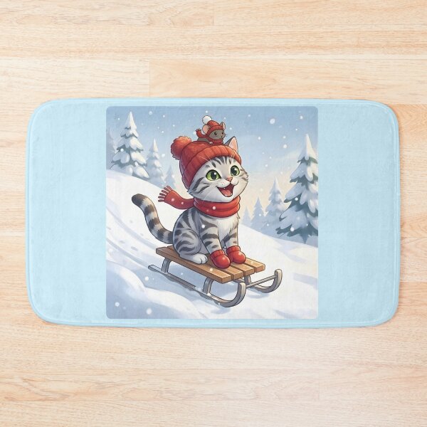 Item preview, Winter Wonderland – Kitten and Mouse designed and sold by HumTumMe.