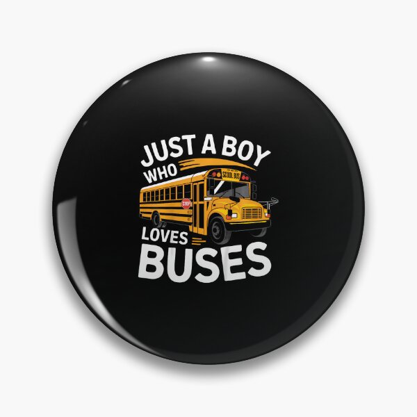 Item preview, School Bus Just A Boy Who Loves Buses designed and sold by DanielleTonia.