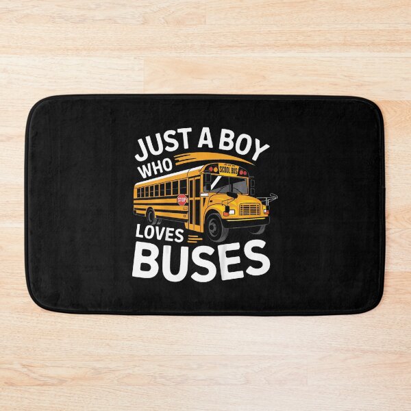 Item preview, School Bus Just A Boy Who Loves Buses designed and sold by DanielleTonia.