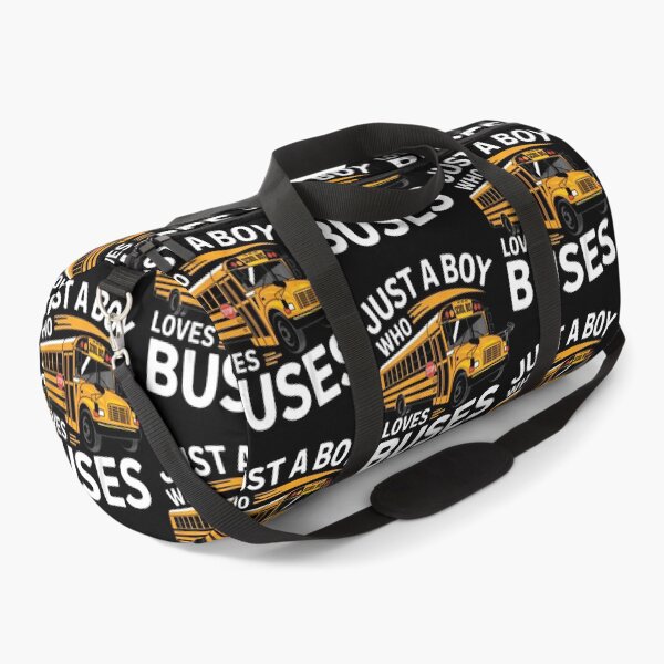 Item preview, School Bus Just A Boy Who Loves Buses designed and sold by DanielleTonia.