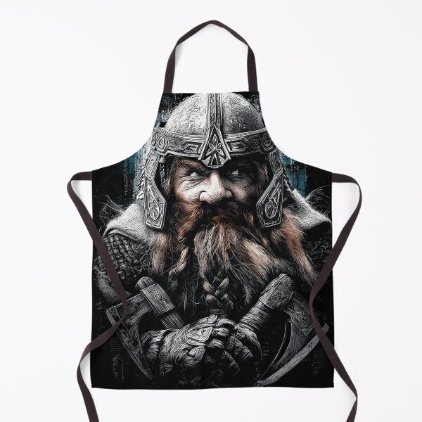 Item preview, Gimli Lord of the Rings LOTR John Rhys-Davies Son of Gloin Dwarf Warrior Axe Helmet Beard Legolas Friendship Helm's Deep Fan Art Portrait Poster T-Shirt Sticker Gift designed and sold by Senpaiwaves.