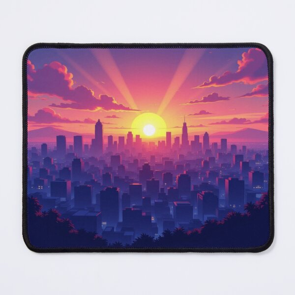 Item preview, Cityscape with settings sun designed and sold by Prestons Corner.