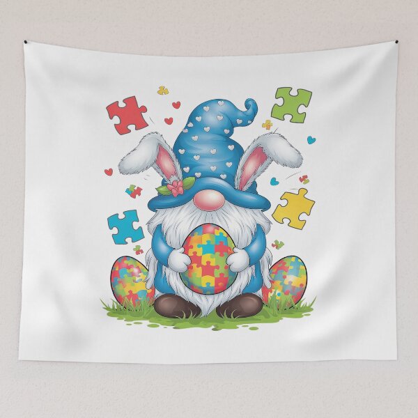 Item preview, Autism Easter Gnome Autism Awareness Easter Day Gnomes Egg designed and sold by SIGORDESIGN.