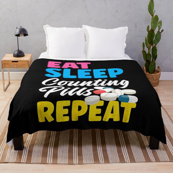 Item preview, Eat Sleep Counting Pills Repeat Pharm Tech Pharmacist designed and sold by caiknelinex.
