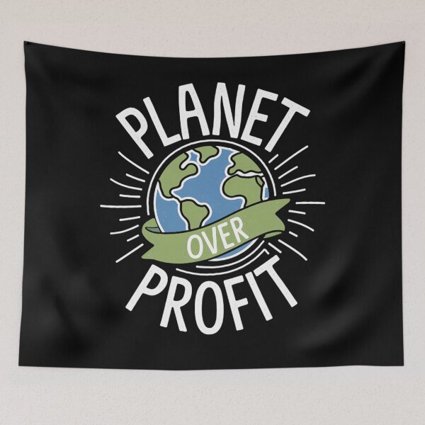 Item preview, Planet Over Profit Nature Lover Environmentalist Earth Day designed and sold by JonathalIngham.